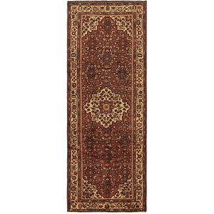 3' 6 x 9' 10 Hossainabad Persian Run...