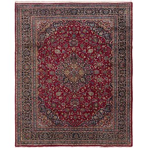 10' x 12' 6 Mashad Persian Rug