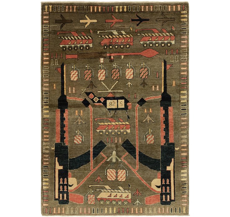 4' x 6' Modern Ziegler Rug