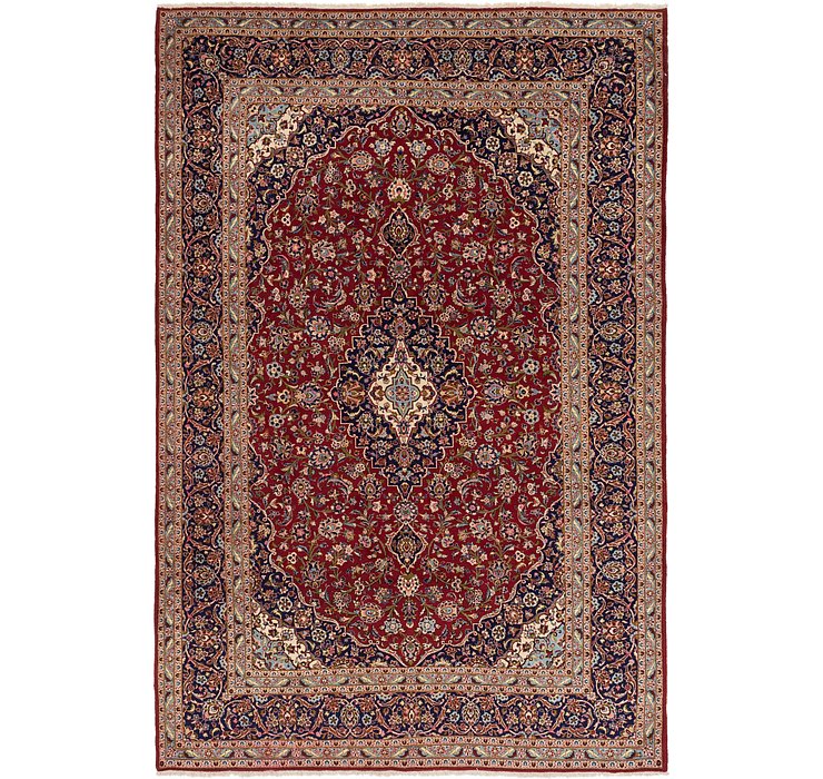 9' 7 x 14' 2 Kashan Persian Rug