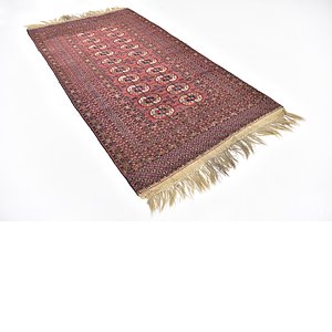4' x 7' 8 Bokhara Oriental Rug
