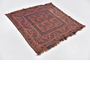 4' x 4' 3 Sirjan Persian Square Rug