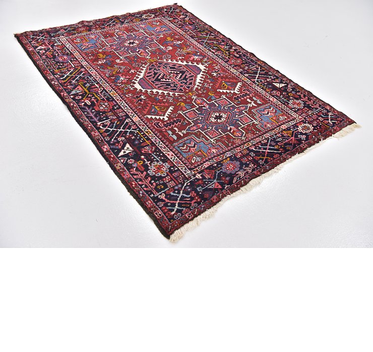 4' 9 x 6' 5 Gharajeh Persian Rug