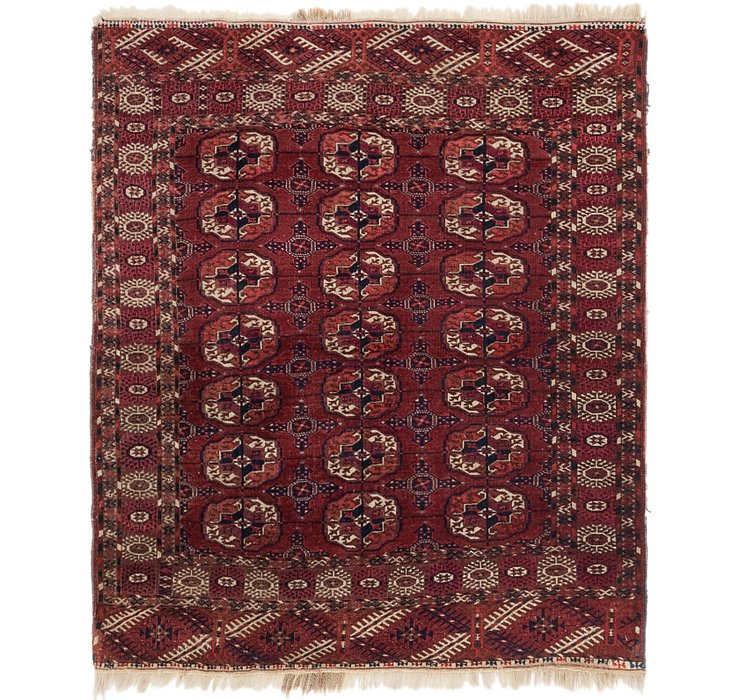 3' 10 x 4' 5 Bokhara Oriental Rug