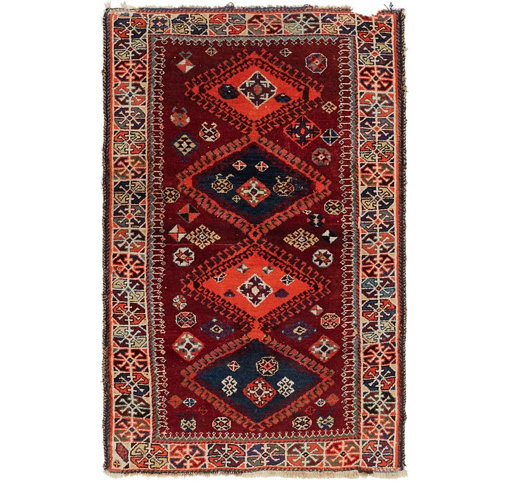 3' 8 x 6' Ghashghaei Persian Rug