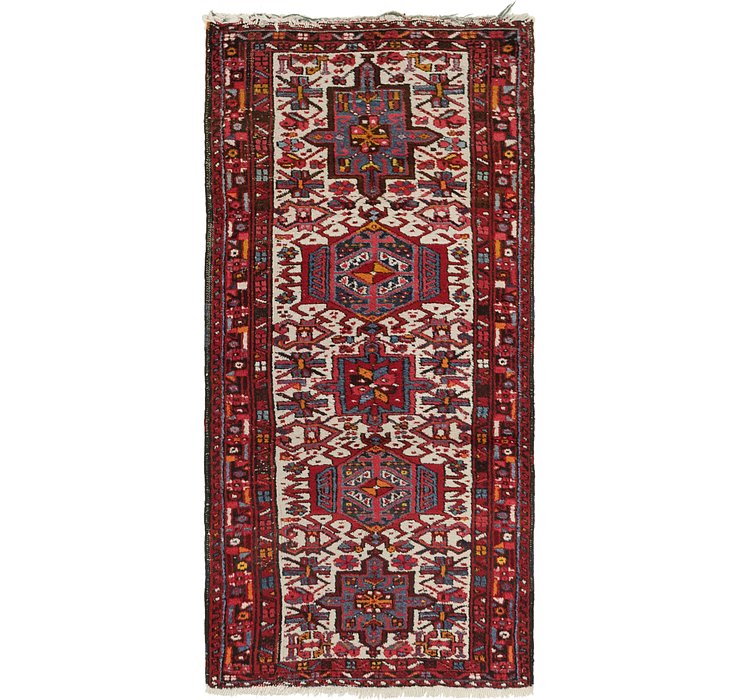 3' x 6' 7 Gharajeh Persian Runner...