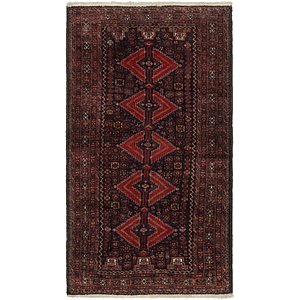 3' 9 x 6' 9 Balouch Persian Rug