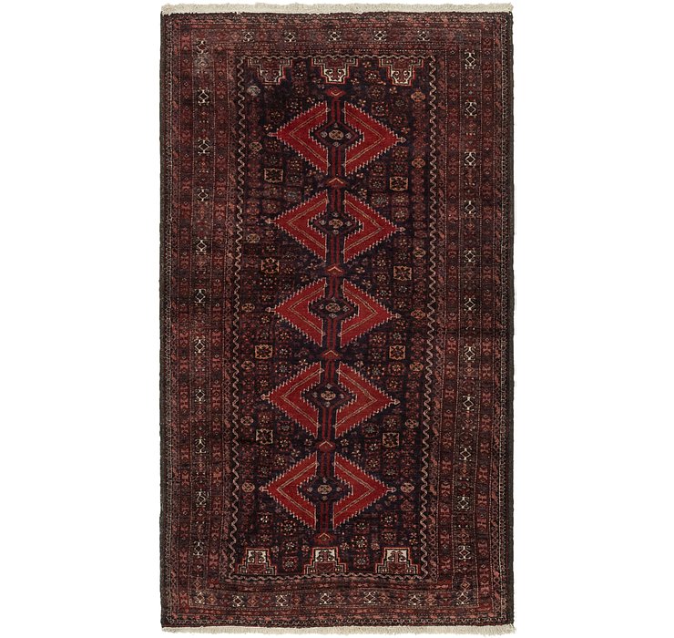 3' 9 x 6' 9 Balouch Persian Rug