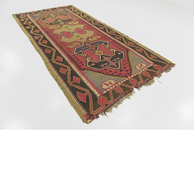 5' 4 x 11' 2 Kilim Fars Runner Rug