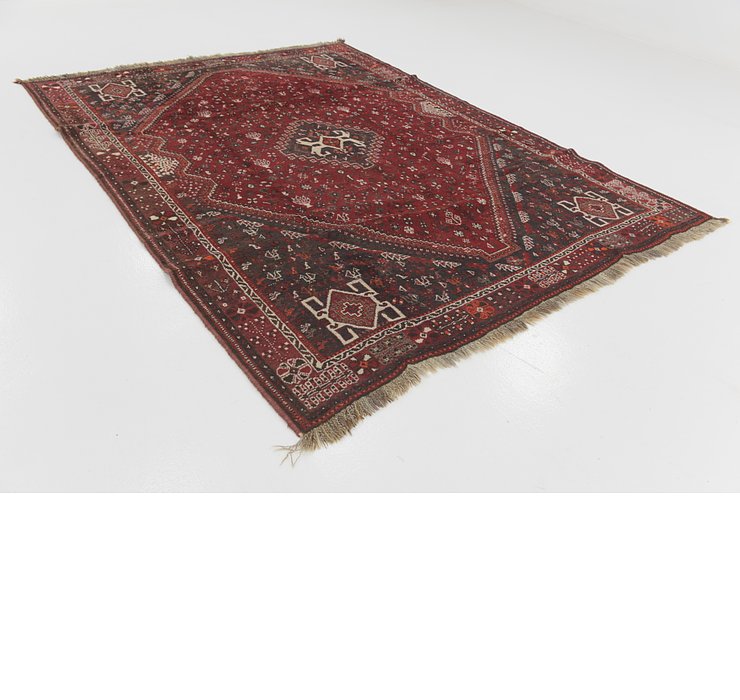 7' 2 x 9' 7 Ghashghaei Persian Rug
