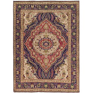 8' x 11' 3 Tabriz Persian Rug