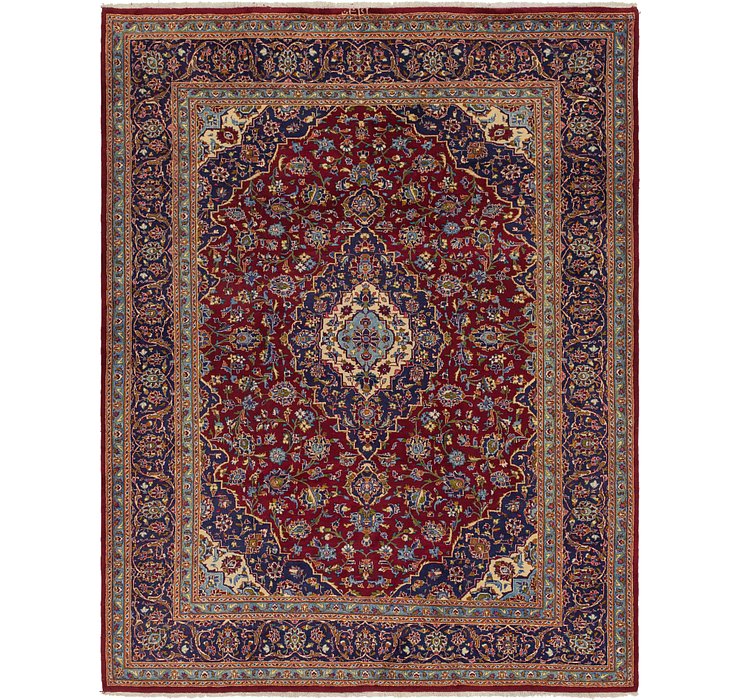 8' 5 x 11' Kashan Persian Rug