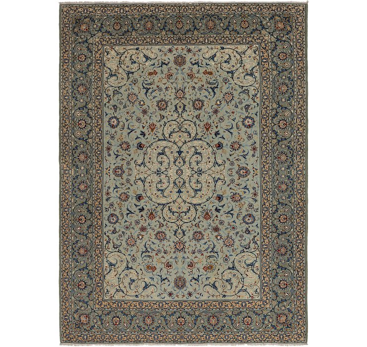 8' x 12' 2 Kashan Persian Rug