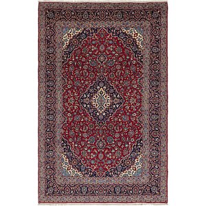 8' x 12' 6 Kashan Persian Rug