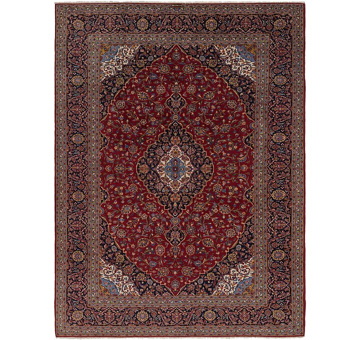 9' 9 x 13' 5 Kashan Persian Rug