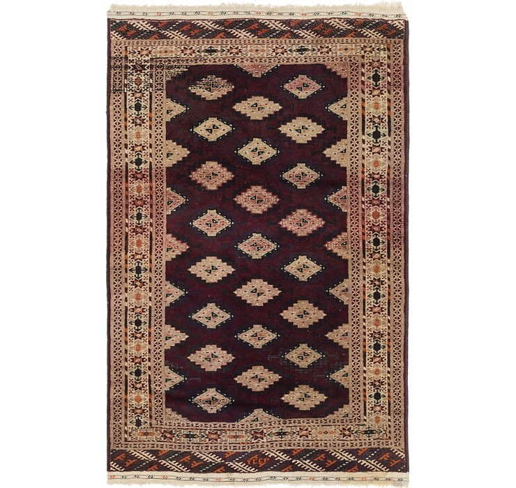 3' 10 x 6' 2 Bokhara Oriental Rug