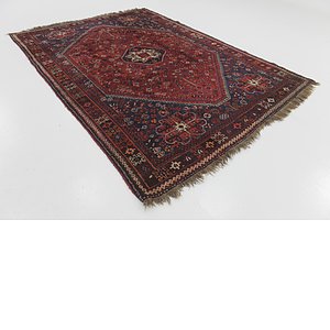 7' x 9' 7 Ghashghaei Persian Rug