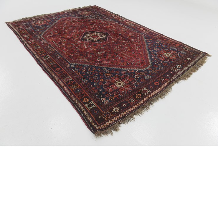 7' x 9' 7 Ghashghaei Persian Rug