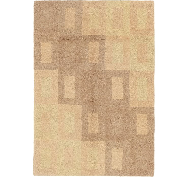 4' 4 x 6' 4 Reproduction Gabbeh Rug