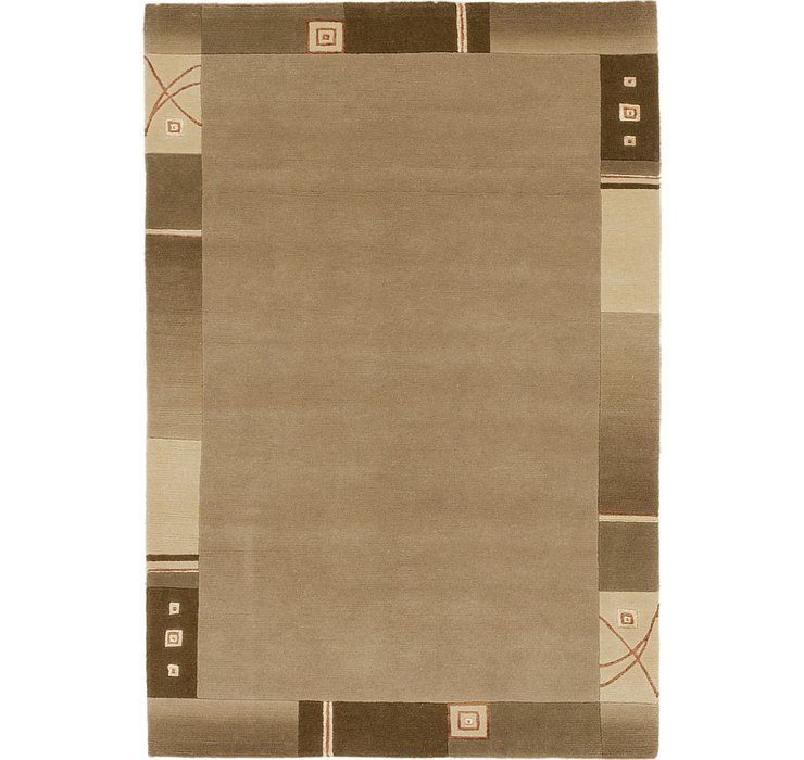 HandKnotted 4' x 5' 9 Nepal Rug