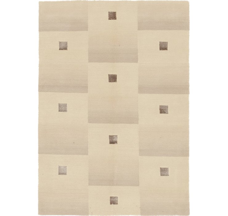 4' 7 x 6' 6 Kashkuli Gabbeh Rug