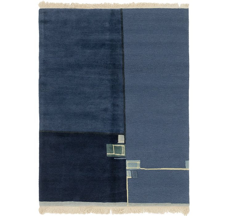 HandKnotted 5' x 6' 4 Nepal Rug