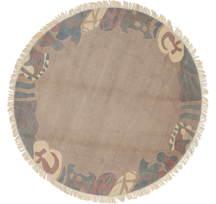 HandKnotted 9' 7 x 9' 10 Nepal Round Rug