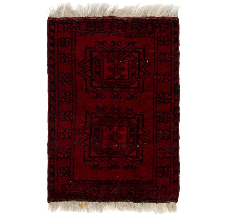 2' x 3' Afghan Akhche Rug