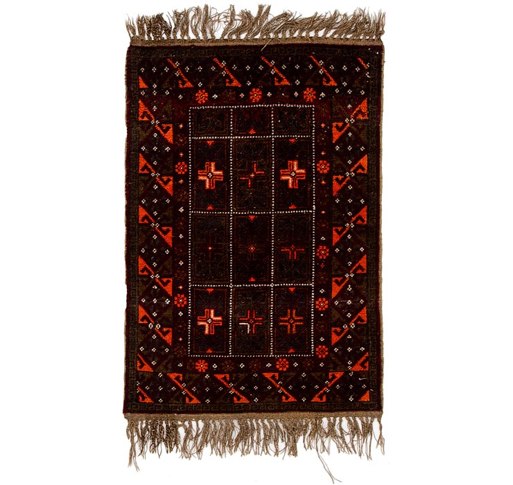 2' 9 x 4' 2 Shiraz-Lori Persian Rug
