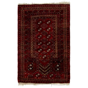 2' 6 x 4' Afghan Akhche Rug