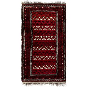2' 8 x 5' 6 Afghan Akhche Rug