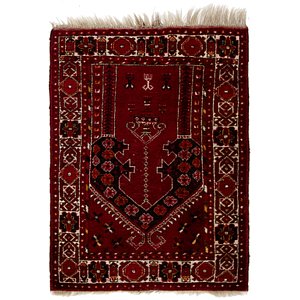 2' 8 x 3' 7 Afghan Akhche Rug
