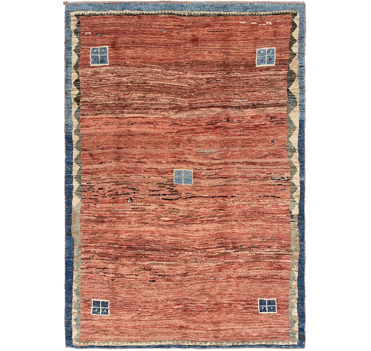 6' 10 x 10' Shiraz-Gabbeh Persian Rug