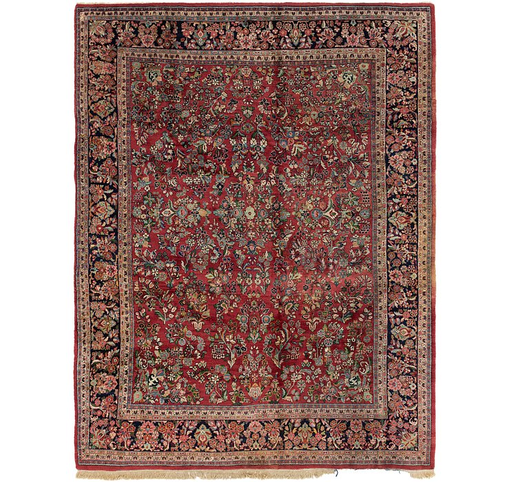 9' x 11' 6 Meshkabad Persian Rug