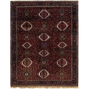 9' 10 x 12' 3 Gharajeh Persian Rug