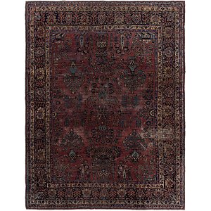 8' 9 x 11' 5 Sarough Persian Rug