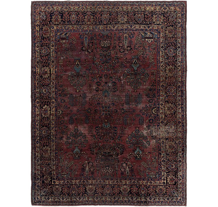 8' 9 x 11' 5 Sarough Persian Rug