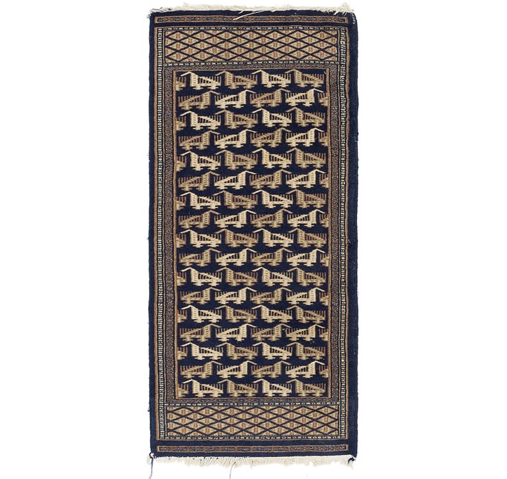 1' 8 x 4' Bokhara Oriental Runner...