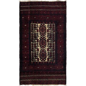 HandKnotted 2' 8 x 4' 9 Balouch Persian Rug