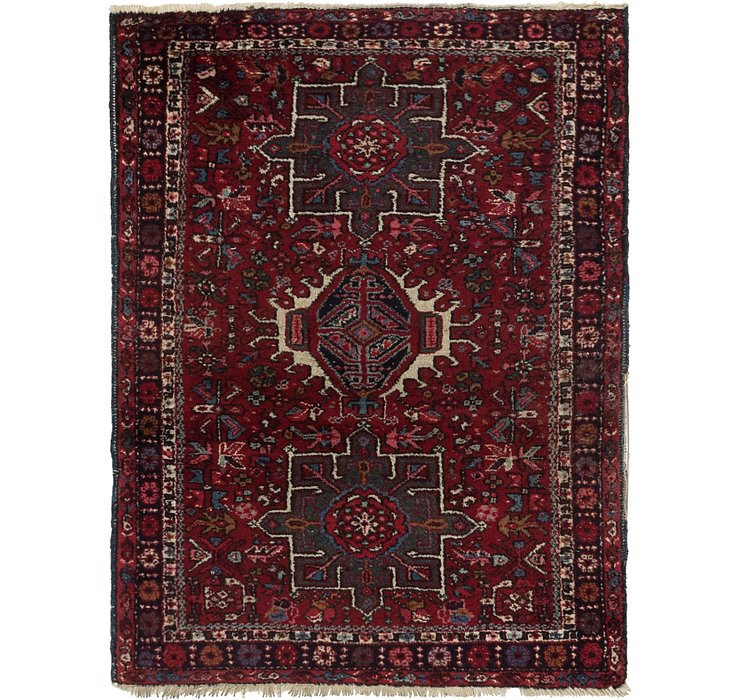 3' 7 x 4' 8 Gharajeh Persian Rug