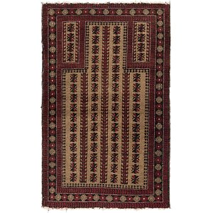 HandKnotted 3' x 4' 9 Balouch Persian Rug