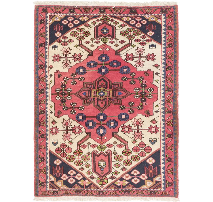 3' 5 x 4' 9 Hamedan Persian Rug