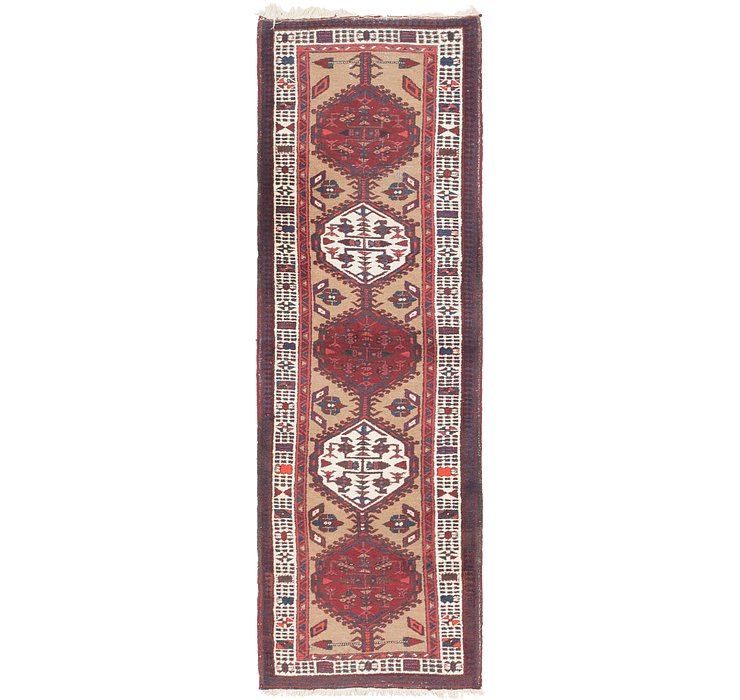 3' 4 x 11' Meshkin Persian Runner ...