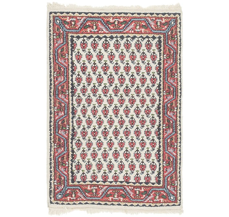 HandKnotted 2' x 3' 2 Mir Rug