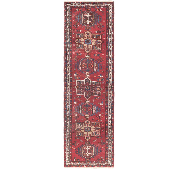 3' 3 x 11' Gharajeh Persian Runner...