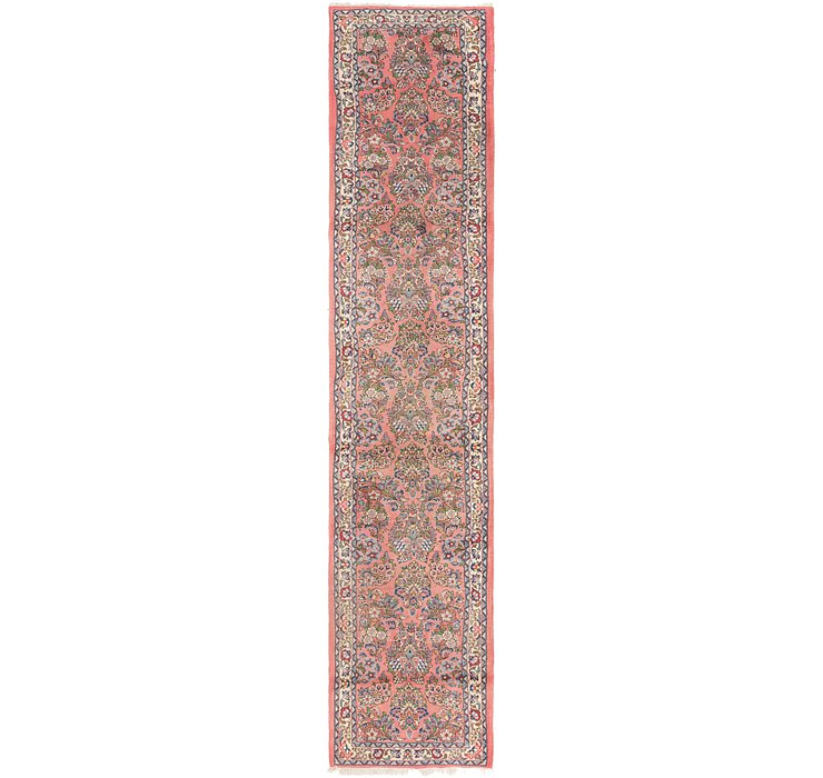 HandKnotted 2' 10 x 13' 9 Sarough Persian Runner ...