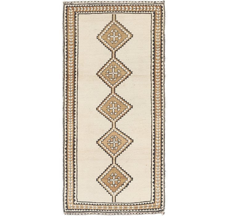 3' 4 x 7' Shiraz-Gabbeh Persian R...