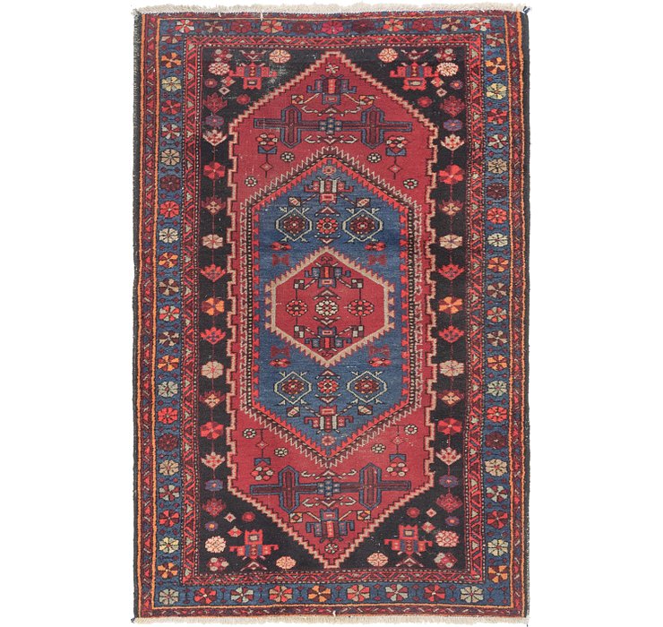 4' 4 x 7' Zanjan Persian Rug