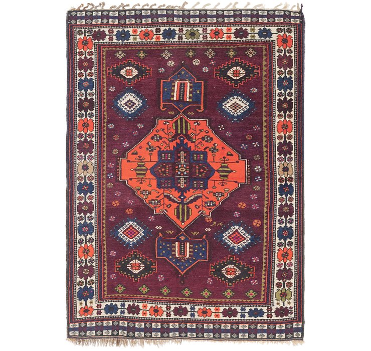 4' 10 x 6' 10 Ghashghaei Persian Rug