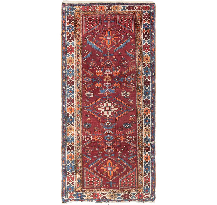 3' 7 x 7' 5 Gharajeh Persian Runner...